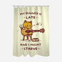 I Might Starve-None-Polyester-Shower Curtain-kg07