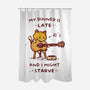 I Might Starve-None-Polyester-Shower Curtain-kg07