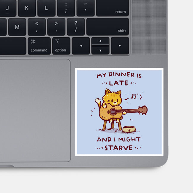 I Might Starve-None-Glossy-Sticker-kg07