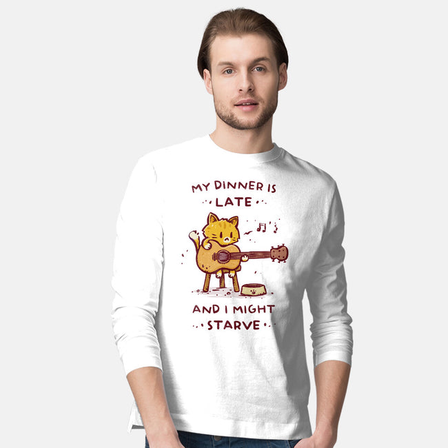 I Might Starve-Mens-Long Sleeved-Tee-kg07