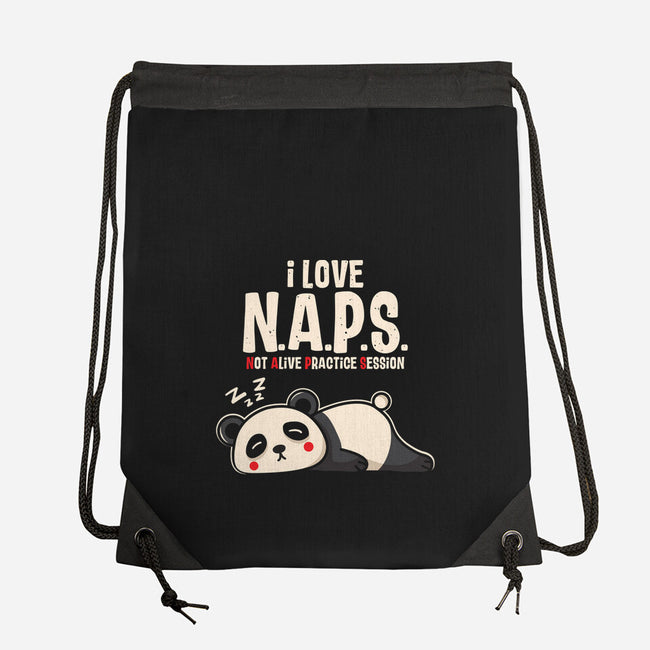 I Love Naps-None-Drawstring-Bag-turborat14