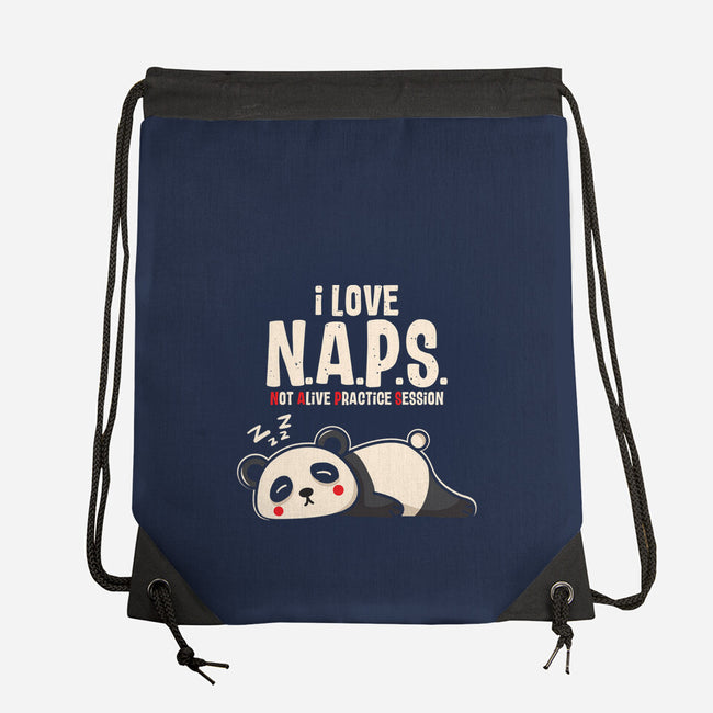 I Love Naps-None-Drawstring-Bag-turborat14