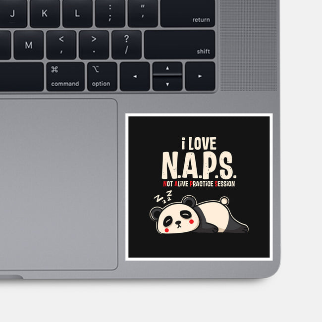I Love Naps-None-Glossy-Sticker-turborat14