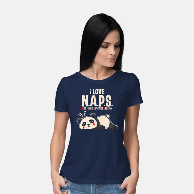 I Love Naps-Womens-Basic-Tee-turborat14