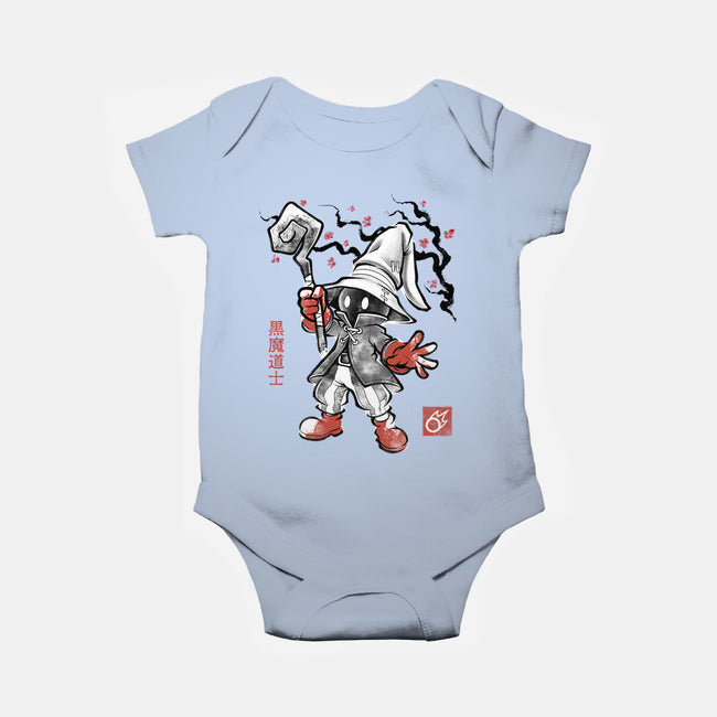 Void Caster Sumi-E-Baby-Basic-Onesie-Astrobot Invention