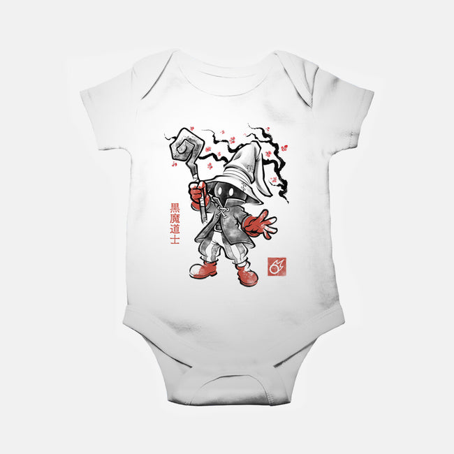 Void Caster Sumi-E-Baby-Basic-Onesie-Astrobot Invention