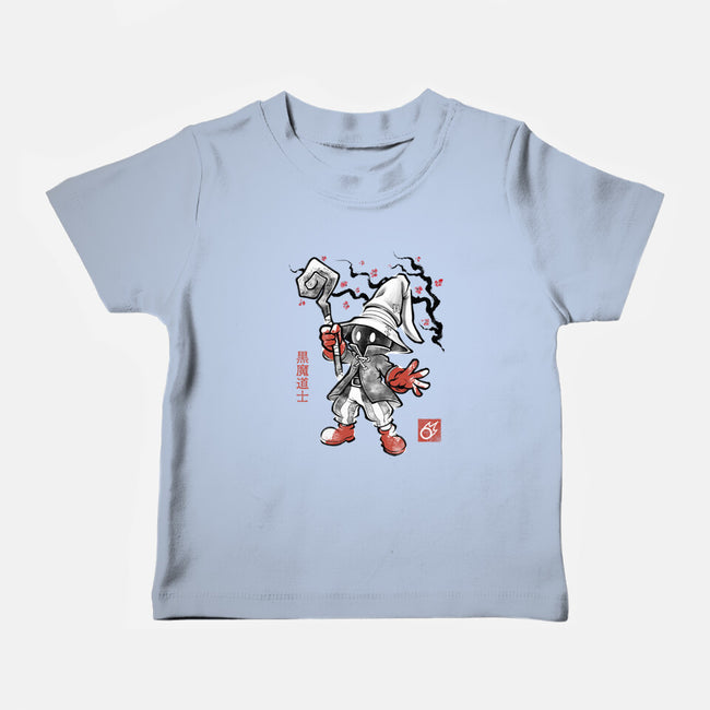 Void Caster Sumi-E-Baby-Basic-Tee-Astrobot Invention