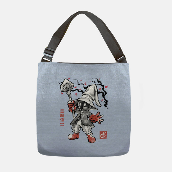 Void Caster Sumi-E-None-Adjustable Tote-Bag-Astrobot Invention