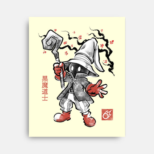 Void Caster Sumi-E-None-Stretched-Canvas-Astrobot Invention