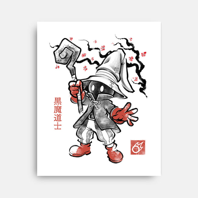 Void Caster Sumi-E-None-Stretched-Canvas-Astrobot Invention