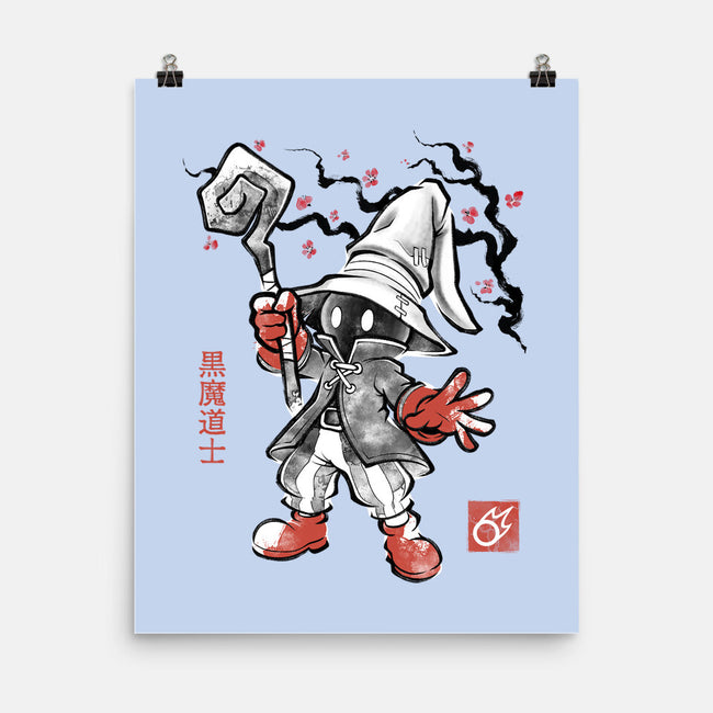 Void Caster Sumi-E-None-Matte-Poster-Astrobot Invention