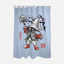 Void Caster Sumi-E-None-Polyester-Shower Curtain-Astrobot Invention