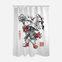 Void Caster Sumi-E-None-Polyester-Shower Curtain-Astrobot Invention