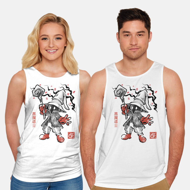 Void Caster Sumi-E-Unisex-Basic-Tank-Astrobot Invention