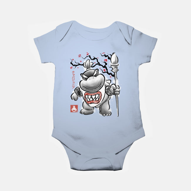 Prince Koopa Sumi-E-Baby-Basic-Onesie-Astrobot Invention