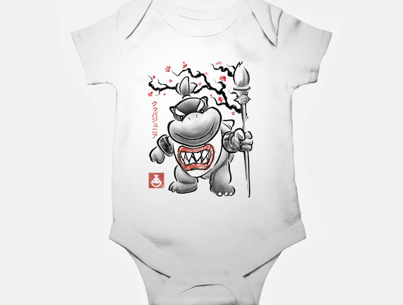 Prince Koopa Sumi-E