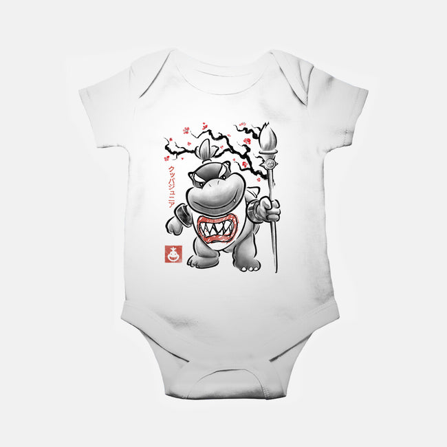 Prince Koopa Sumi-E-Baby-Basic-Onesie-Astrobot Invention