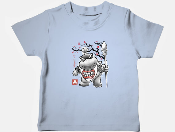 Prince Koopa Sumi-E