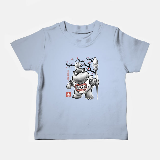 Prince Koopa Sumi-E-Baby-Basic-Tee-Astrobot Invention