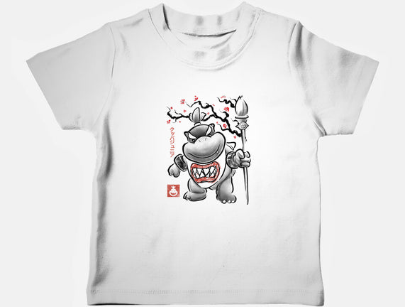 Prince Koopa Sumi-E