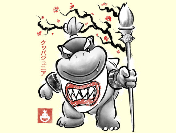 Prince Koopa Sumi-E