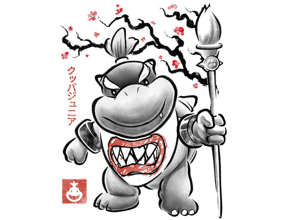 Prince Koopa Sumi-E