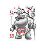 Prince Koopa Sumi-E-None-Polyester-Shower Curtain-Astrobot Invention