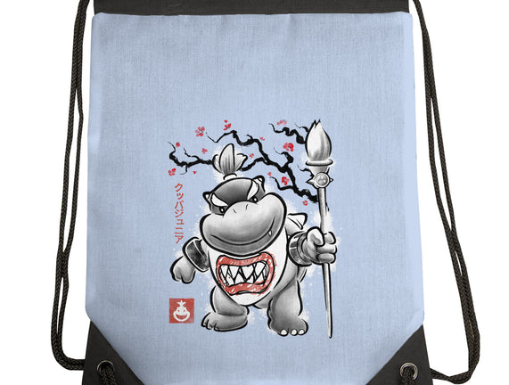 Prince Koopa Sumi-E