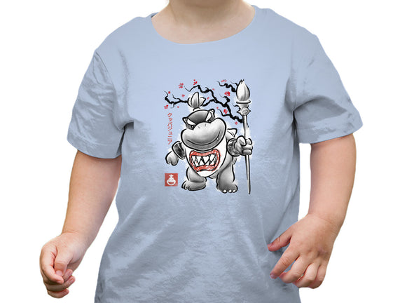 Prince Koopa Sumi-E