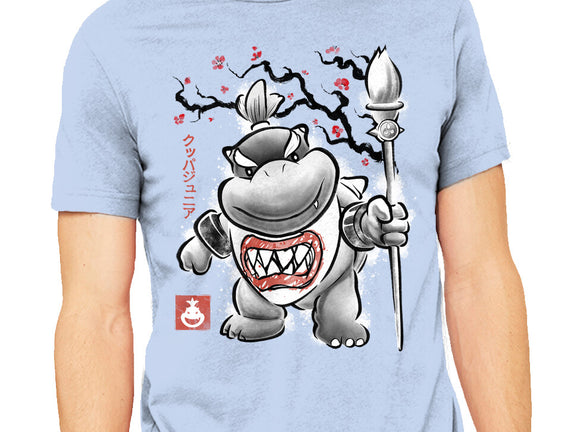 Prince Koopa Sumi-E