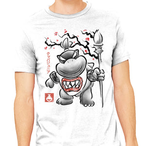Prince Koopa Sumi-E