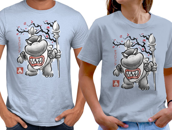 Prince Koopa Sumi-E
