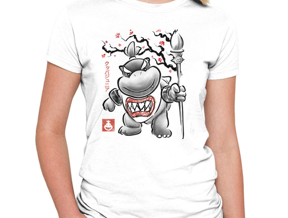 Prince Koopa Sumi-E