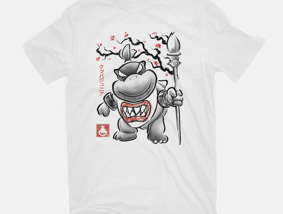 Prince Koopa Sumi-E