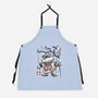 Prince Koopa Sumi-E-Unisex-Kitchen-Apron-Astrobot Invention