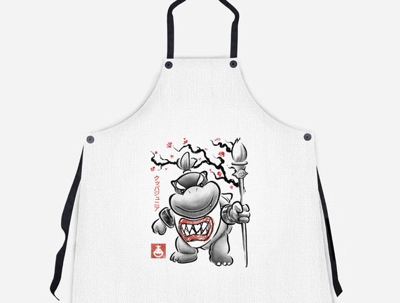 Prince Koopa Sumi-E
