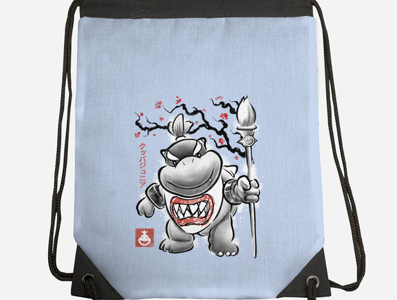 Prince Koopa Sumi-E