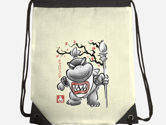 Prince Koopa Sumi-E