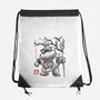 Prince Koopa Sumi-E-None-Drawstring-Bag-Astrobot Invention