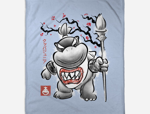 Prince Koopa Sumi-E