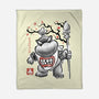 Prince Koopa Sumi-E-None-Fleece-Blanket-Astrobot Invention