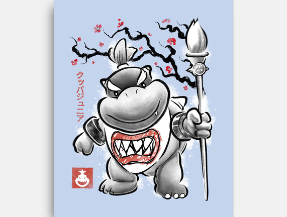 Prince Koopa Sumi-E