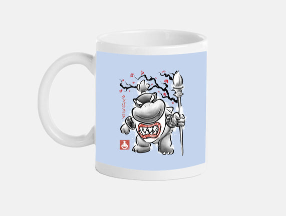 Prince Koopa Sumi-E