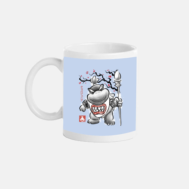 Prince Koopa Sumi-E-None-Mug-Drinkware-Astrobot Invention