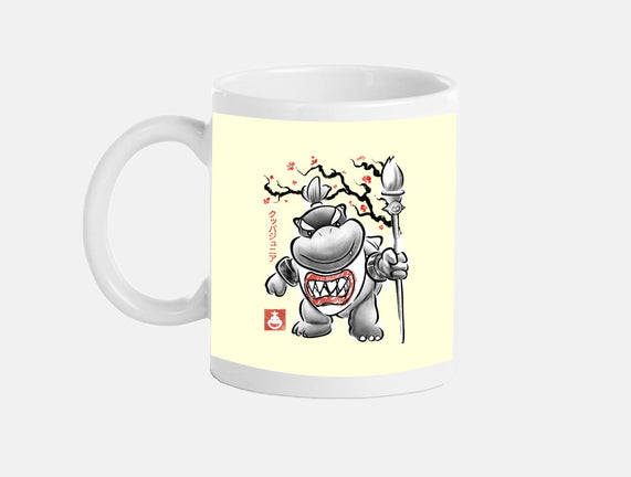 Prince Koopa Sumi-E