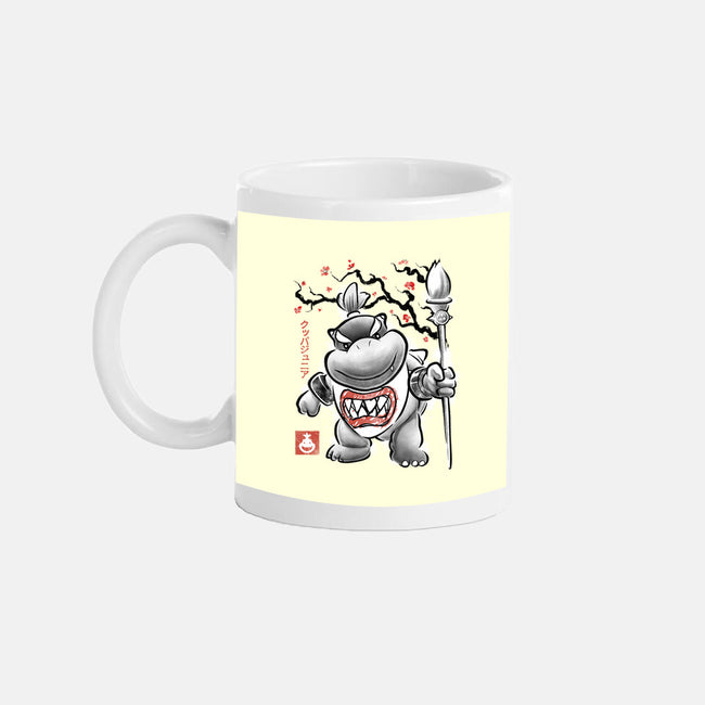 Prince Koopa Sumi-E-None-Mug-Drinkware-Astrobot Invention