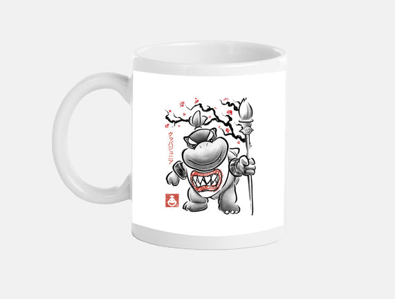 Prince Koopa Sumi-E