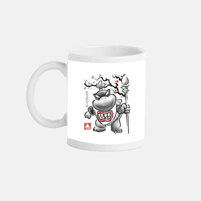Prince Koopa Sumi-E-None-Mug-Drinkware-Astrobot Invention