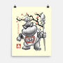 Prince Koopa Sumi-E-None-Matte-Poster-Astrobot Invention