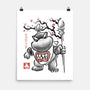 Prince Koopa Sumi-E-None-Matte-Poster-Astrobot Invention